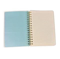 Mushroom Spiral Notebook: 208 Lined Pages Pockets Softcover 5.5x 8 Inch Journal