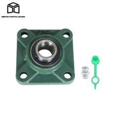 10 pcs UCF205-16 Pillow Block Flange Bearing 1″ Bore 4 Bolt Solid Base