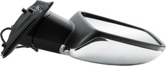 Driver Left Side Door Mirror Electric Heated Glass Power Folding Chrome Back Cov