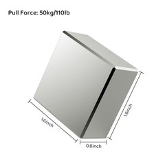 2pcs Big Block Neodymium Magnets Super Strong Large Magnet 40x40x20mm Rare Earth
