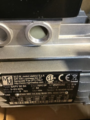 MGM MOTOR BAPV 80 B4 BRAKE MOTOR, 56C FACE, 230/460/60, 1680 RPM.NEW IN BOX