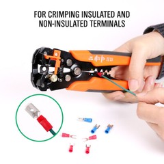 8″ Self-Adjusting Wire stripper Cable Cutter Crimper Electricians Crimping Tool