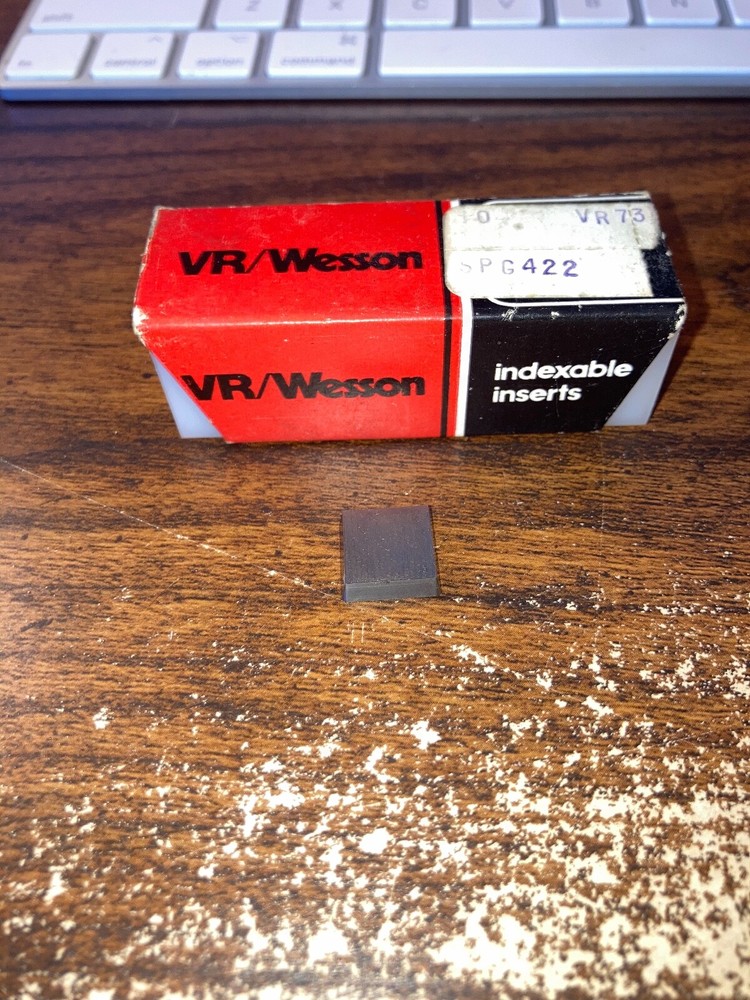 10 VR/WESSON SPG422 CARBIDE INSERTS GRADE VR73 FACTORY PACK MADE IN USA
