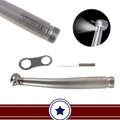 High-Speed Dental Handpiece with Fiber Optic Drill for Dentists Students 2 Holes