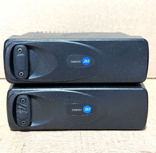 Lot of 2 TAIT TM8105 TMAB14-H719 450-520Mhz UHF 40W Mobile Data Radio
