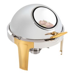6L/6.3QT Roll Top Chafing Dish Food Warmer Buffet Set Servers for Parties