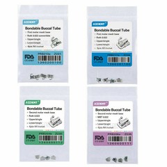 Dental Bracket Buccal Tube 1st/2nd Molar Bondable Non/Conv Roth /MBT0.022/0.018