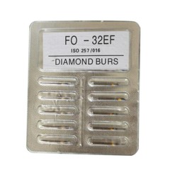 200Pcs/20Packs Dental Diamond Burs FG 1.60mm for High Speed Handpiece 214types
