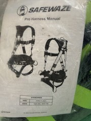 NEW SafeWaze FS285-L/XL Pro Full Body Safety Harness L/XL 3 D-Ring Vest