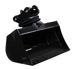Hydraulic Tilting Bucket Fit CAT 3 Ton Excavator Compact Digger Bucket FREE SHIP