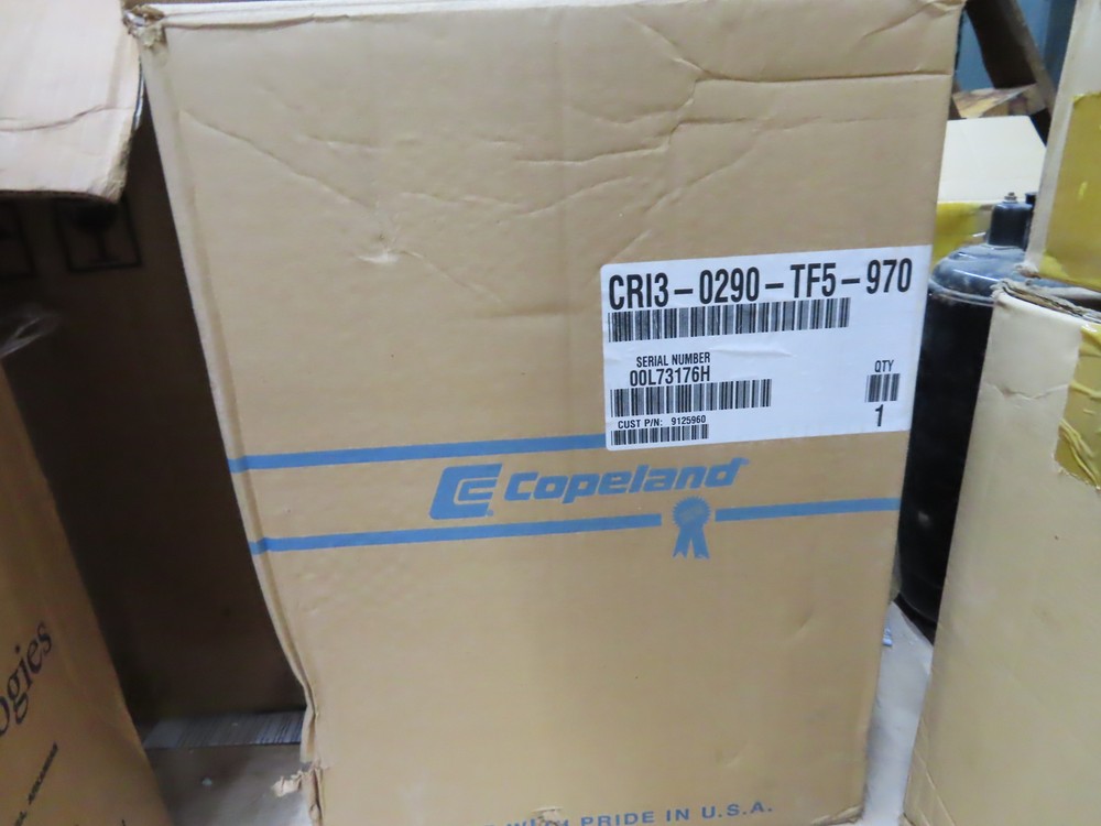 COPELAND COMPRESSOR CR13-0290-TF5-970 200-240V 3P 50-60HZ 67.0 LAR 1YEAR WARRANT