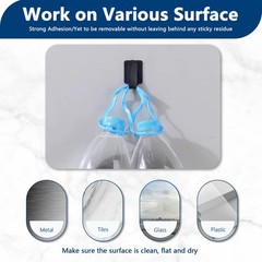 50 PCS Hook and Loop Cable Ties | Strong Adhesive | Flexible Management
