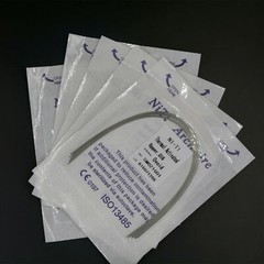 Dental Orthodontic Thermal Activated Archwires Niti Arch Wire Ovoid Natural Form