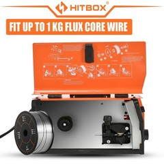 HITBOX HBM200 UNT Digital Welder 110V 220V Dual Voltage 3IN1 MIG MMA TIG
