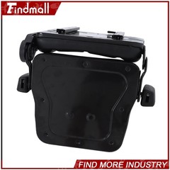 Findmall Universal Lawn Mower Forklift Tractor Seat W/ Sliding Track Armrest