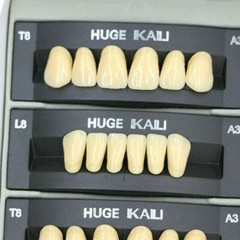 Dental Resin Teeth Complete Denture False Tooth Synthetic Polymer Teeth 112pcs