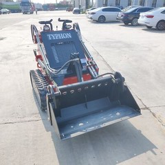 NEW Mini Skid Steer Loader Attachments STOMP Skid Steer TYPHON 4 in One Bucket