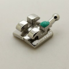 Orthodontic Metal Brackets OC Mini MIM Braces MBT Roth 022 345 Hooks Twin Braces