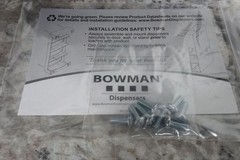 Bowman Dispensers KS010-0412 36-1/16 In Overall Height Steel Floor Stand