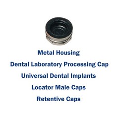 Zimmer TSV 3.5/4.5mm Mis Adin Locator Abutment Male Cap Inserts Tool For 1-5.0mm