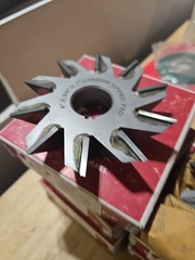 NEW F&D 4″ x 3/4″ x 1″ carbide tipped single angle ctr with 45° angle