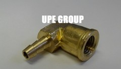 1/4 HOSE BARB ELBOW X 1/4 FEMALE NPT Brass Pipe Fitting Gas Fuel Water Air