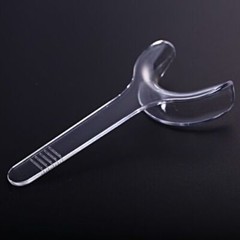 4Pcs Dental Intraoral Cheek Lip Retractor T-Shape Mouth Opener Clear S/L Size