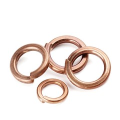 Brass Split Lock Washers Bronze Spring Square Section M3 M4 M5 M6 M8 M10 M12