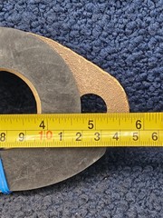 McDonald Brass Meter Coupling Flange, 5-3/4 in. Overall Length