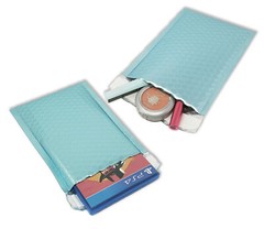 Aqua ICE BLUE Metallic Bubble Mailers 4×8, 8×12, 6×10, 9×13 NEW Padded Envelopes