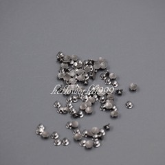 100 Pcs/10packs Dental Orthodontic Lingual Buttons Bondable Round Base Mesh