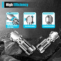 360�� Rotating Tank Washing Spray Nozzle Cleaning Nozzle 3/4 Internal Thread