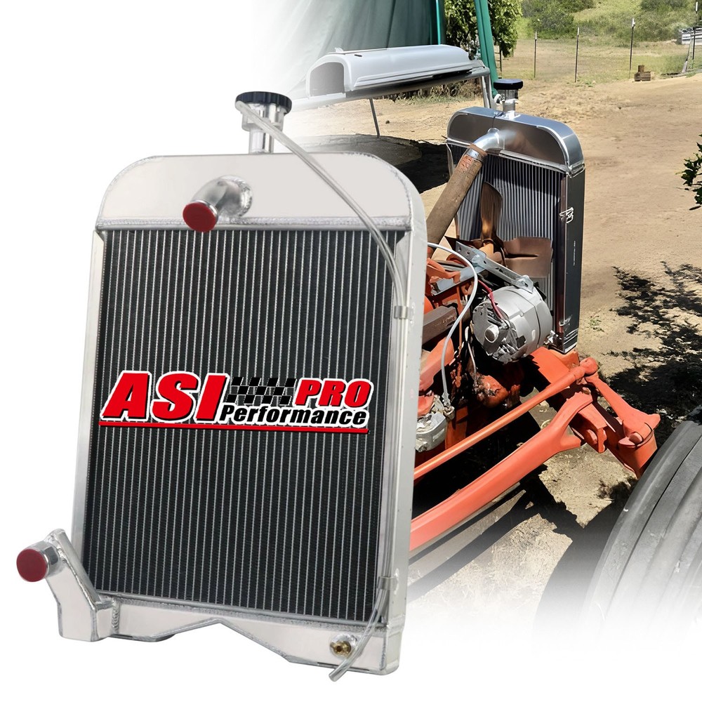 3 ROW Aluminum Tractor Radiator FOR Ford 2N 8N 9N Models 8N8005 86551430