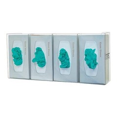 Bowman Dispensers Gl040-0111 Glove Dispenser, Petg, Holds (4) Boxes , Clear
