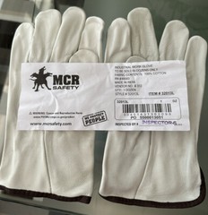 MCR Safety 32013L Leather Industrial Work Glove – Size Large