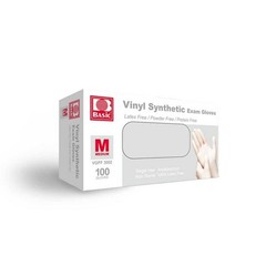 Basic Synthetic Exam Glove Semi-transparent Medium One Case of 1000 Gloves