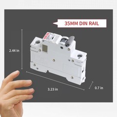 GEYA Solar DC Mini Circuit Breaker 1Pole MCB 6/10/16/25/32/40/50/63/80 /100/125A