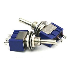 10pcs 3 Pin SPDT ON-OFF-ON 3 Position Mini Toggle Switches MTS-103 US