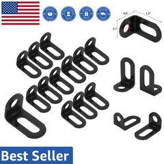 Versatile 15pcs Adjustable L Brackets – Rust-Resistant Corner Support, 1.2″ Size
