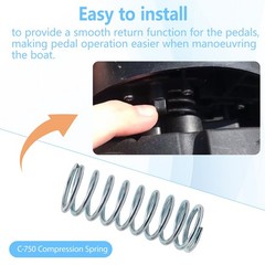 C750 Compression Spring,OD 3/4″ x Length 2″ 3 Pack