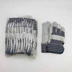 MCR Safety 1400 Split Leather Palm Work Gloves Size XL Safety Cuff 2.5″L 12 Pair