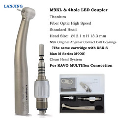 COXO Dental LED Fiber Optic High Speed Handpiece Ti For Kavo Coupler 4 6 Hole