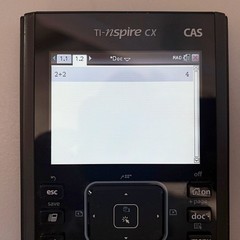 TI-Nspire CX CAS Graphing Calculator w/ Slide Cover & USB Cable Tested Works