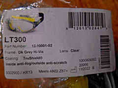 Hex Armor LT300 TruShield Clear Anti-Fog Safety Goggles (Qty. 4 Pair) New-Sealed
