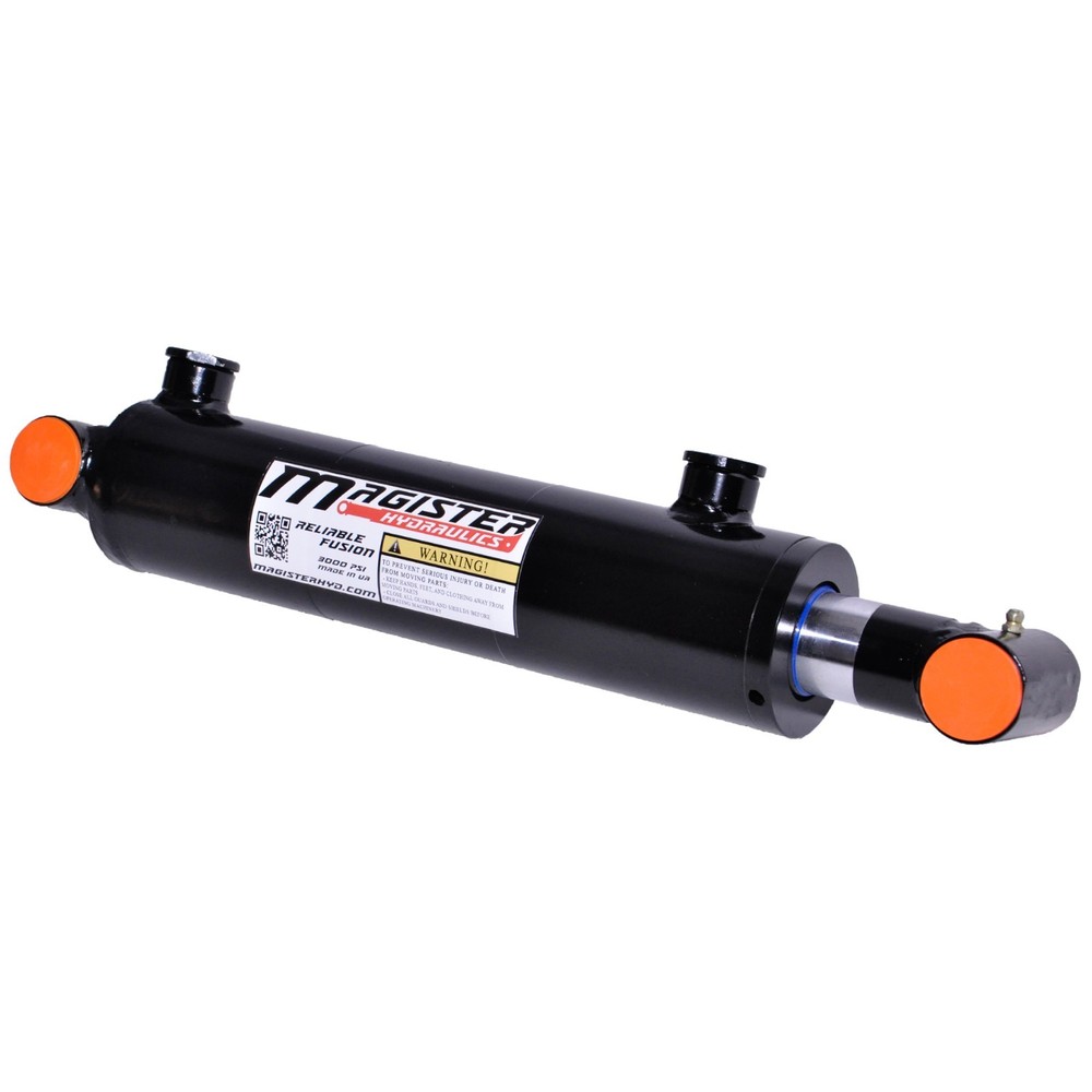 Hydraulic Cylinder Welded Double Acting 3″ Bore 18″ Stroke Cross Tube 3×18 NEW