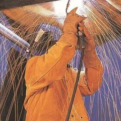 Heavy Duty Welding Jacket 2xl Heat Flame Resistant Cowhide Work Coat Welder Gift