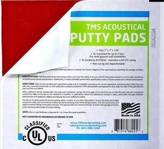 Trademark Soundproofing Acoustical Putty Pads – Fire Stop, Electrical