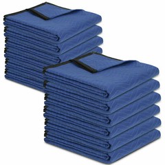 12 Pack 80″ x 72″ Moving Blankets Quilted Shipping Furniture Moving Packing Pads