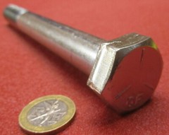 Grade 5 Zinc Cap Screw Bolt, Steel, PT, 3/4″-10 x 7.00″ Length, 5 Pcs