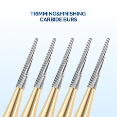 JMU Dental Orthodontic Trimming and Finishing Carbide Burs Need Egg for HP, 5PCS